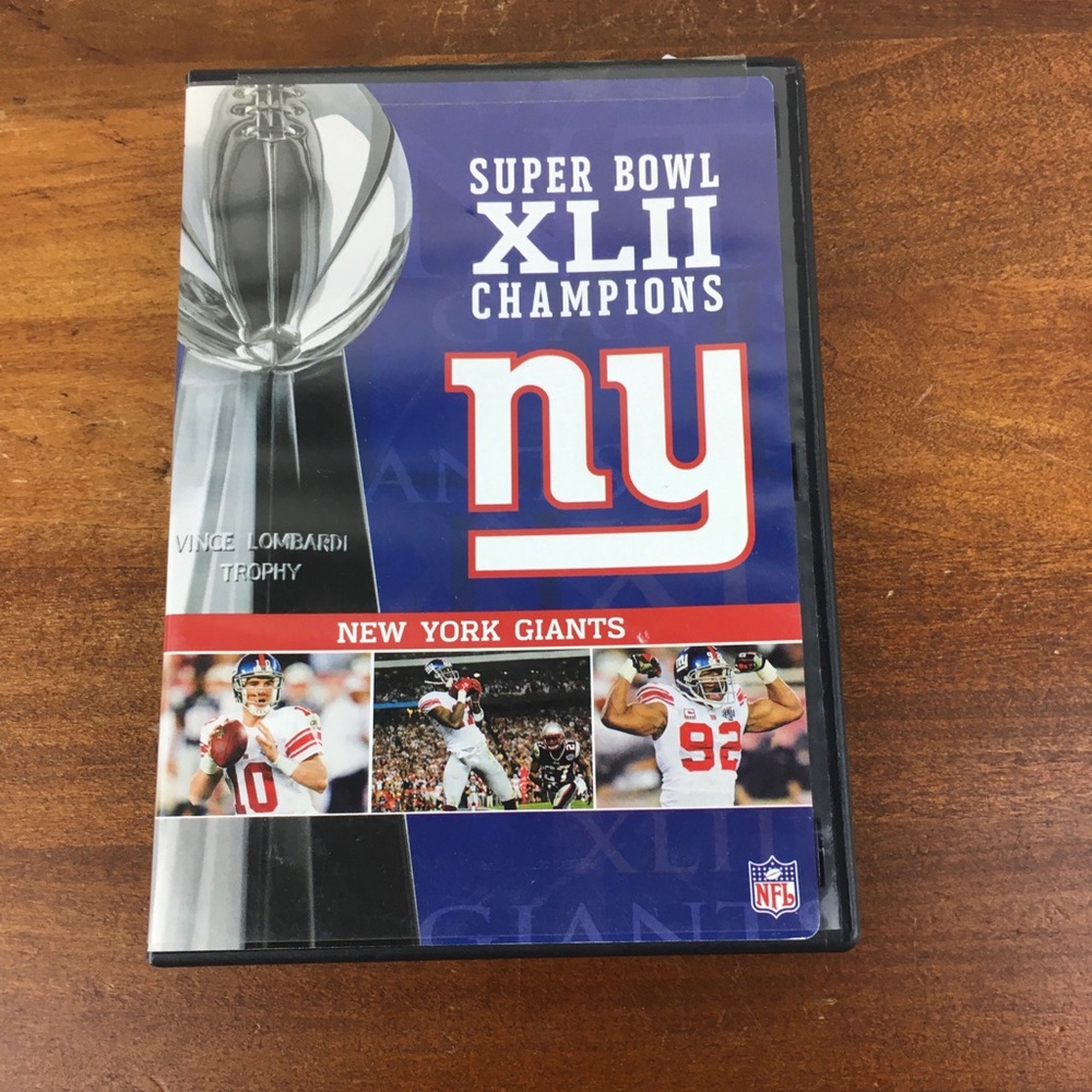 NFL Super Bowl XLII - New York Giants Championship DVD Pre Owned